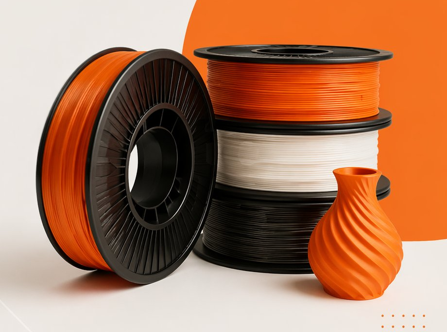 Variedad de rollos de filamentos 3D de alta calidad - Punto Filamento
